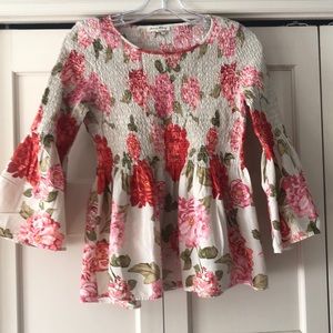 Sweet June & Delaney smocked top